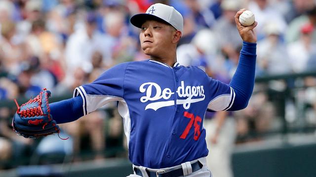 Julio Urías, prospecto mexicano de los Dodgers
