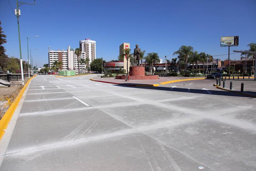 Hoy fueron reabiertos los carriles centrales superiores Sur-Norte de la avenida López Mateos.