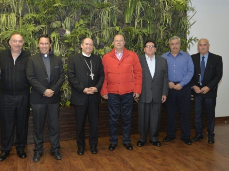 El gobernador de Chihuahua, César Duarte se reunió con el obispo José Guadalupe Torres Campos y el fiscal del estado, Jorge González Nicolás.