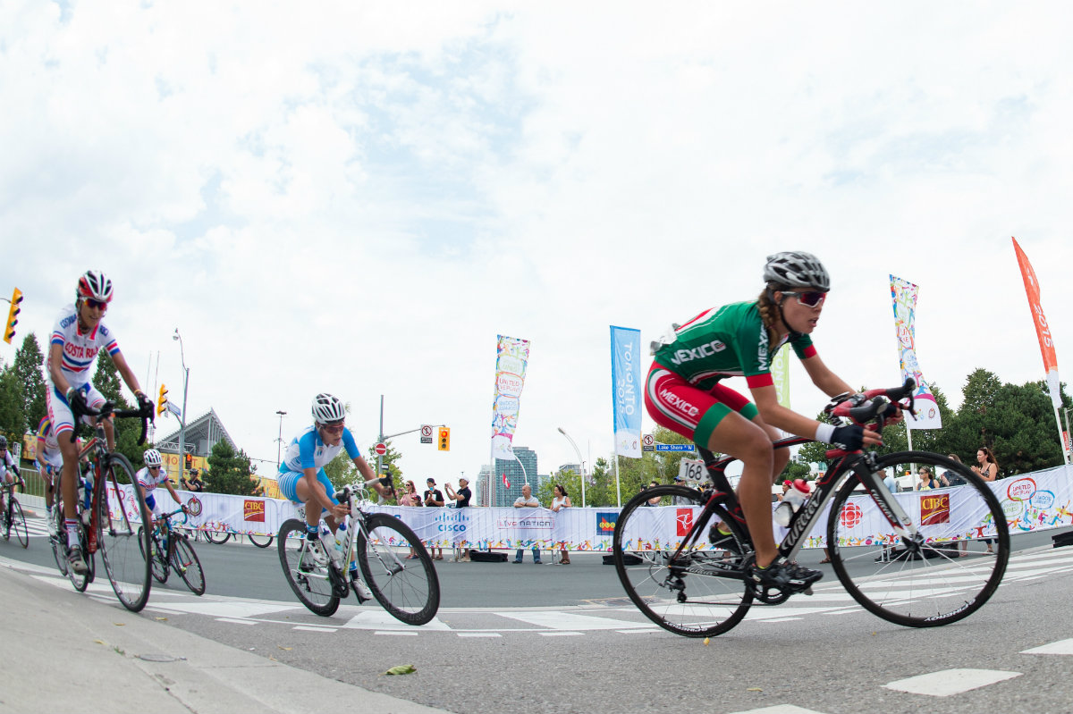 Ingrid Drexel durante los Juegos Panamericanos en Toronto 