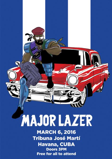 Major Lazer se presentará en el festival Musicabana.