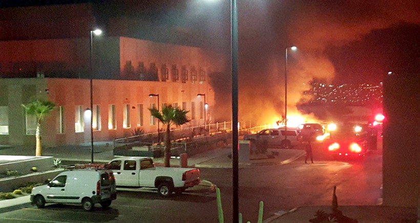 El cónsul dijo que el incendio fue intencional. 