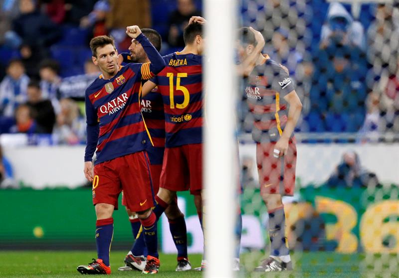 Messi apareció en la vuelta de Copa del Rey 