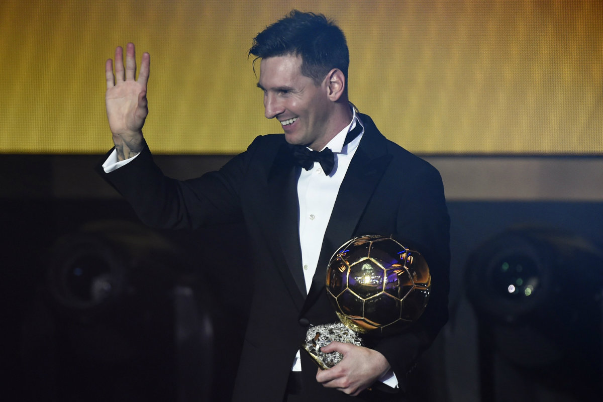 Messi con su quinto Balón de Oro 