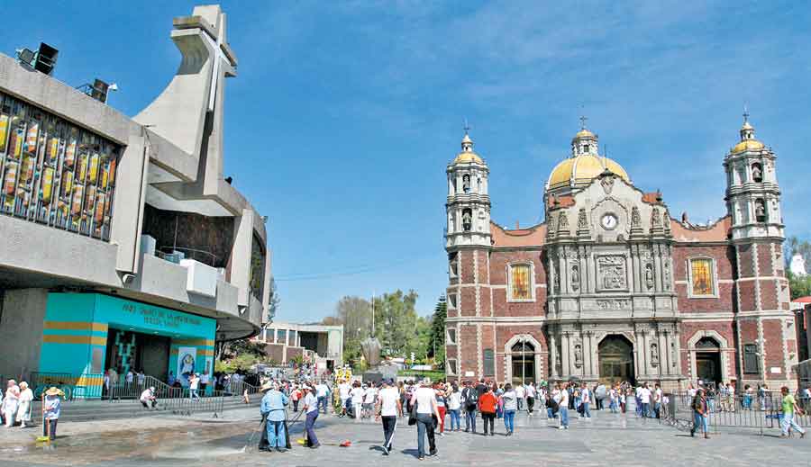 Cuando hay peregrinaciones a la Basílica de Guadalupe los creyentes generalmente se hospedan en Paseo de la Reforma o Polanco.