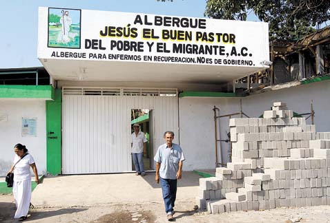 Sitio en el que serán hospedados los ciudadanos cubanos en Tapachula.