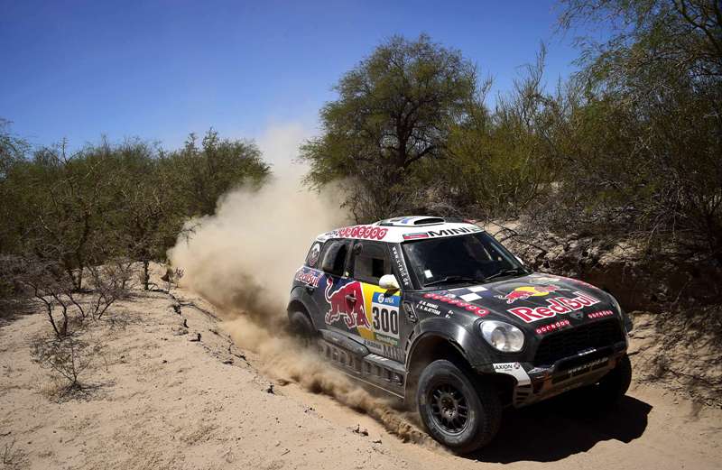 El 'Mini' del catarí Nasser Al-Attiyah 