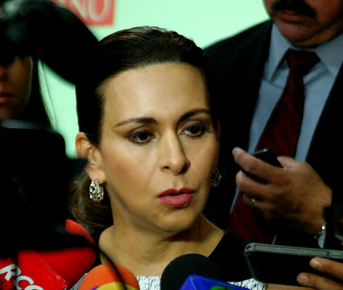 Carolina Viggiano, diputada federal y esposa del actual gobernador de Coahuila, Rubén Moreira. 