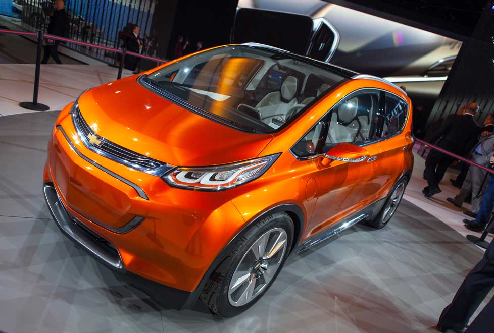 El Bolt, el auto eléctrico de General Motors es una de las novedades del año.