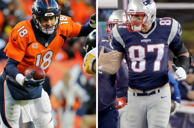 Peyton Manning y Rob Gronkowski se medirán en el Juego por el Campeonato de la AFC