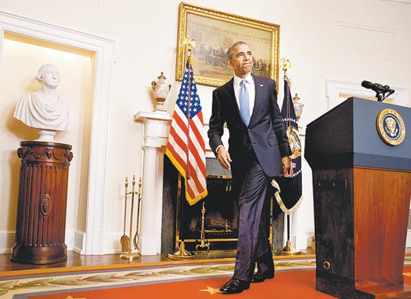Barack Obama saludó los “avances históricos” con el país asiático.
