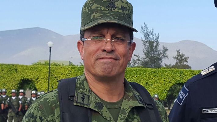 General brigadier José Terán Valle, comandante del 27 batallón de infantería en Iguala.