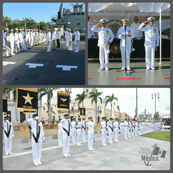 Rindieron protesta los nuevos comandantes de la Fuerza Naval del Pacífico y de la Primera Región Naval.