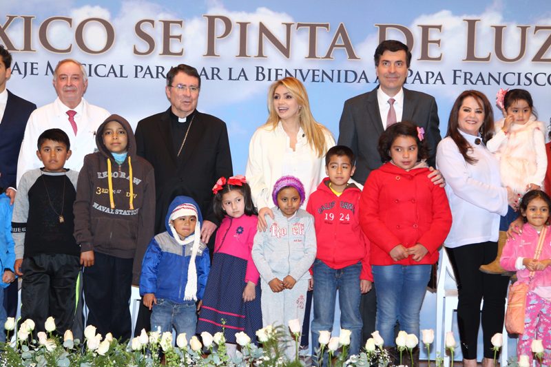 Angélica Rivera durante la presentación. 