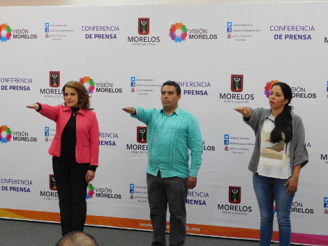 Hoy tomó protesta la nueva secretaria de Salud de Morelos. 