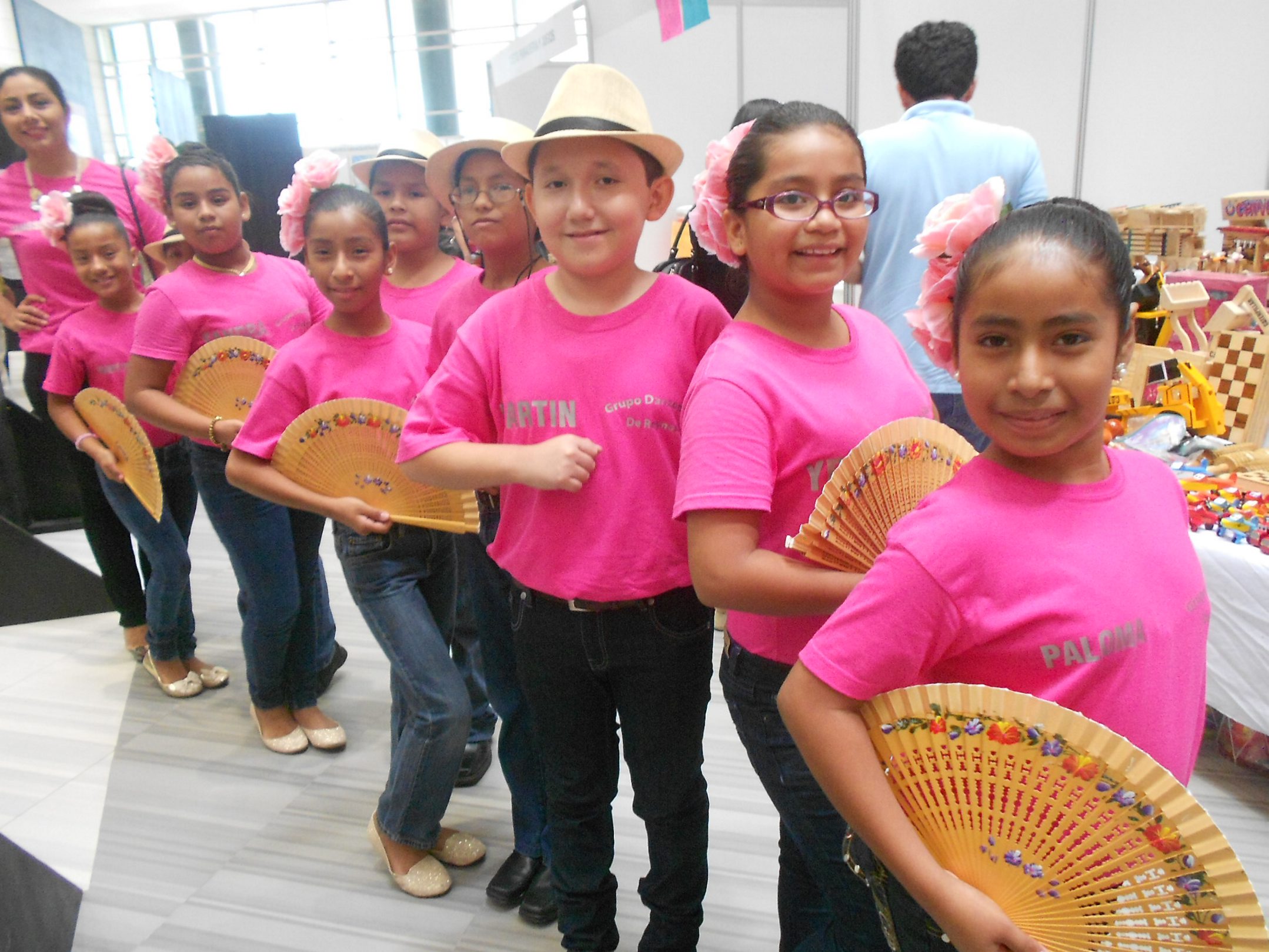 Niños danzoneros en Reynosa.
