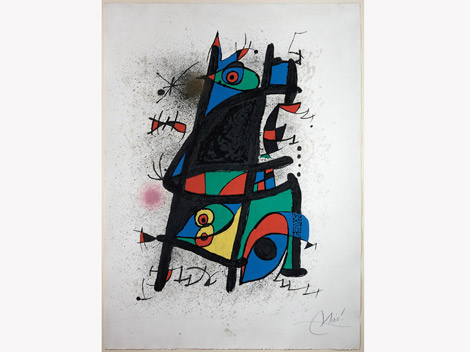 Dentro de la colección viene una sección de arte abstracto y gráfica.