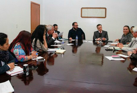 Diputados del PRD se reunieron con autoridades del Sistema de Aguas de la Ciudad de México.