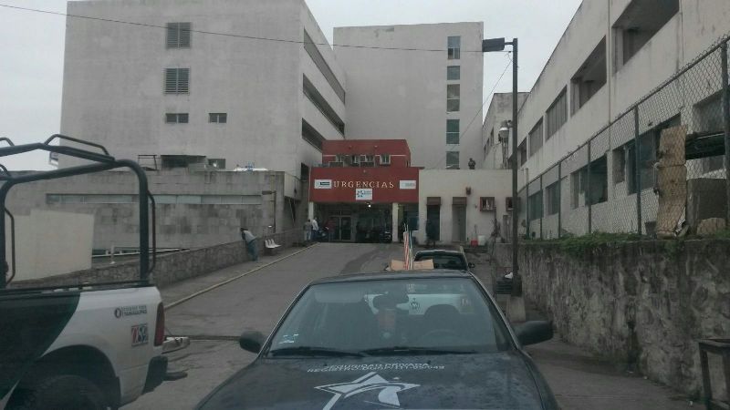 El área de Urgencias del Hospital General 'Carlos Canseco' no está recibiendo pacientes.