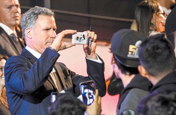 El actor complació a sus fans.