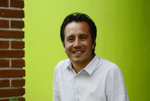 El diputado de Morena Cuitláhuac García va por la gubernatura del Veracruz.