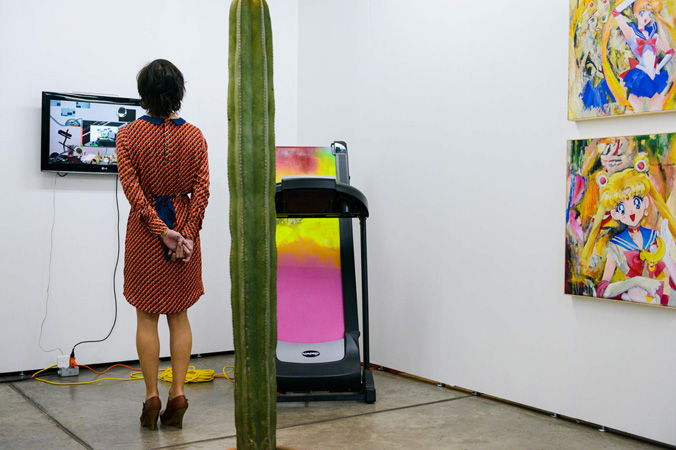 Obra de Michael Assiff, Brent Birnbaum, Jeanette Hayes, Mitch Patrick, y There There, galería Regina Rex (NYC) en Material Art Fair 2015 