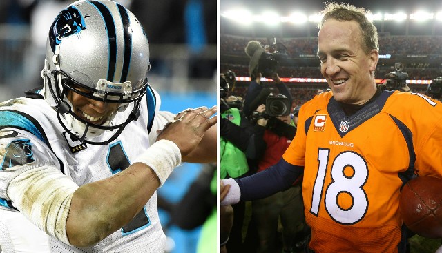 Cam Newton y Peyton Manning, los quarterbacks del Super Bowl 50