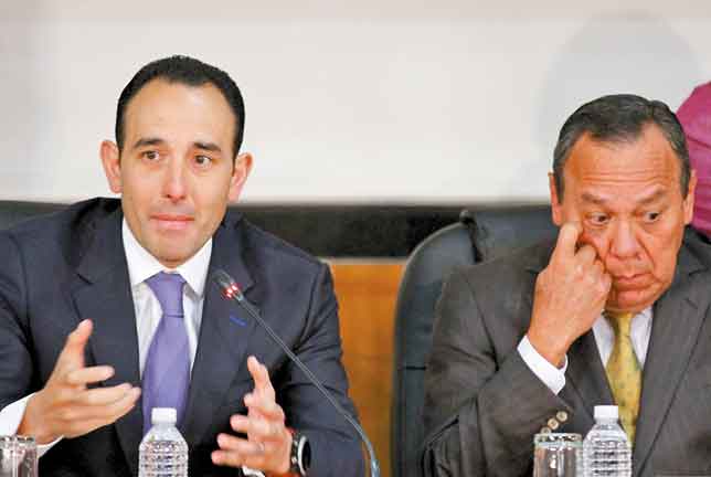 Los presidentes del Senado y de la Cámara de Diputados.