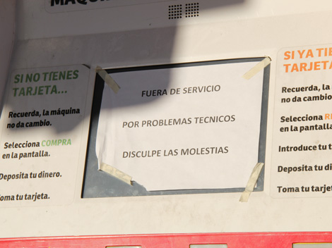 Una de las fallas se presentan en la estación Coyoacán. 