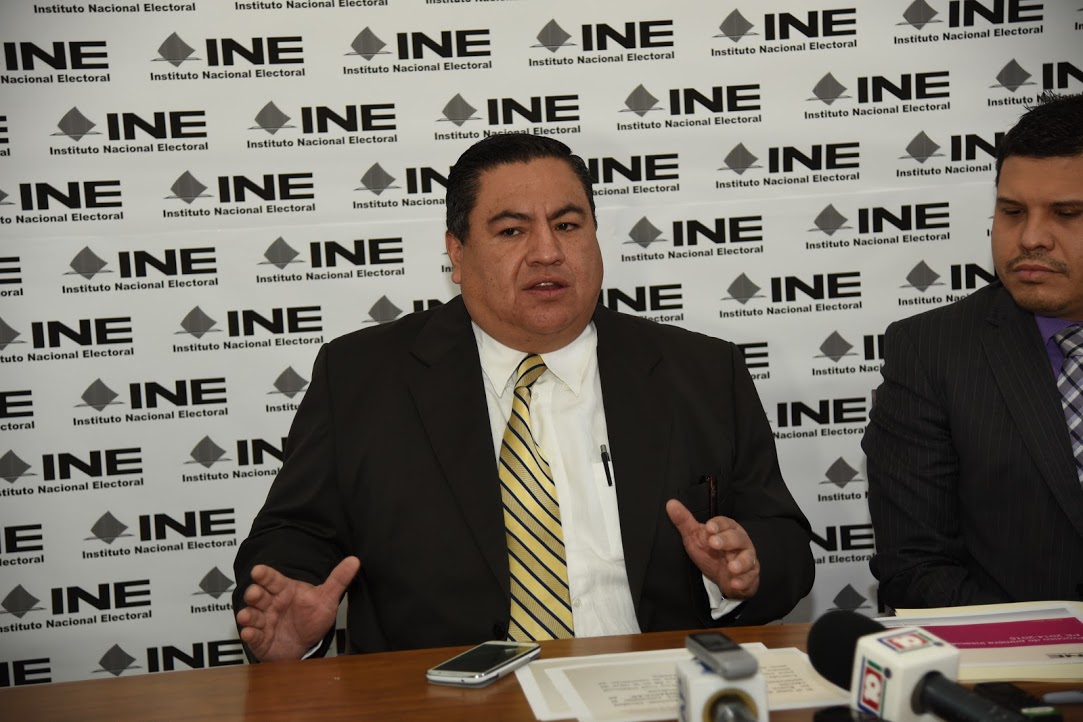 Hugo García Cornejo, presidente del Consejo local del INE en Durango.