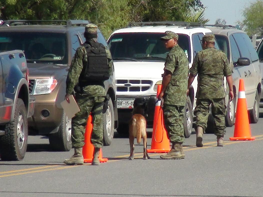 Policía Militar en Tamaulipas.