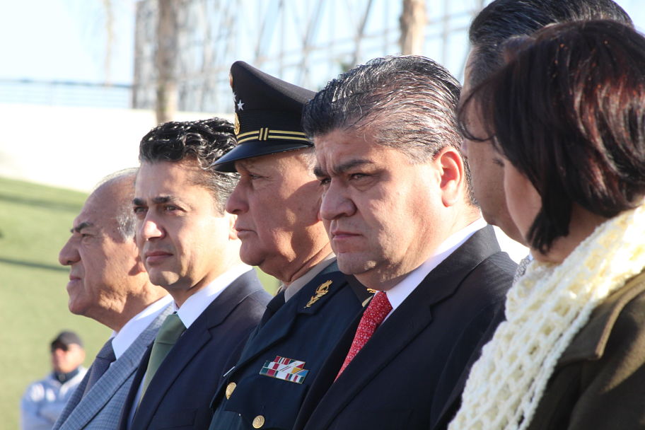 Ceremonia de conmemoración del 99 aniversario de la Constitución Mexicana.