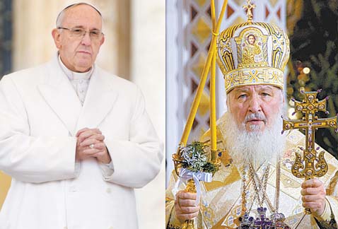 Los líderes de ambas ramas del cristianismo.