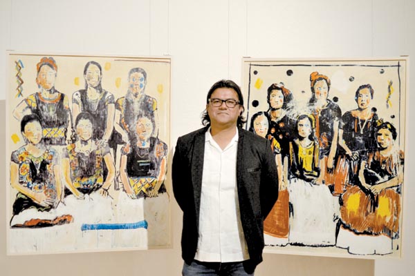 “Soy una especie de mestizo contemporáneo”, dice el artista.