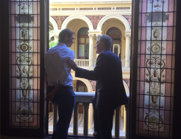 Nadal visitó Mauricio Macri, presidente de Argentina 