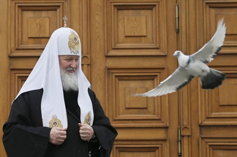 El patriarca de la Iglesia Ortodoxa rusa, Kirill, en una foto de archivo