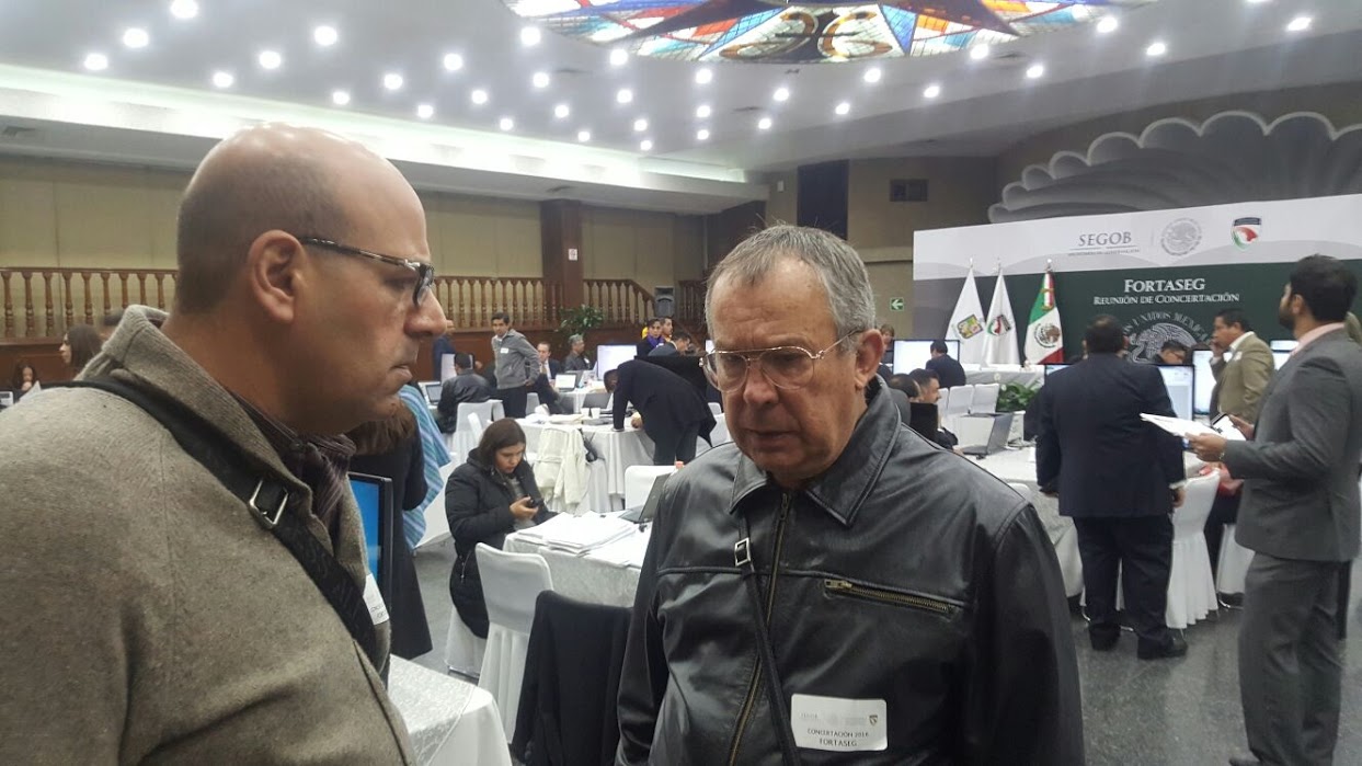 La reunión del Fortaseg se llevó a cabo en el Club Naval de la Secretaría de Marina, en la Ciudad de México.
