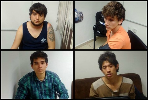 A los cuatro jóvenes se le realizó un chequeo médico para confirmar su estado de salud.