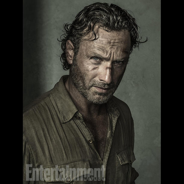 Andrew Lincoln interpreta a Rick Grimes, el protagonista de la serie apocalíptica. 