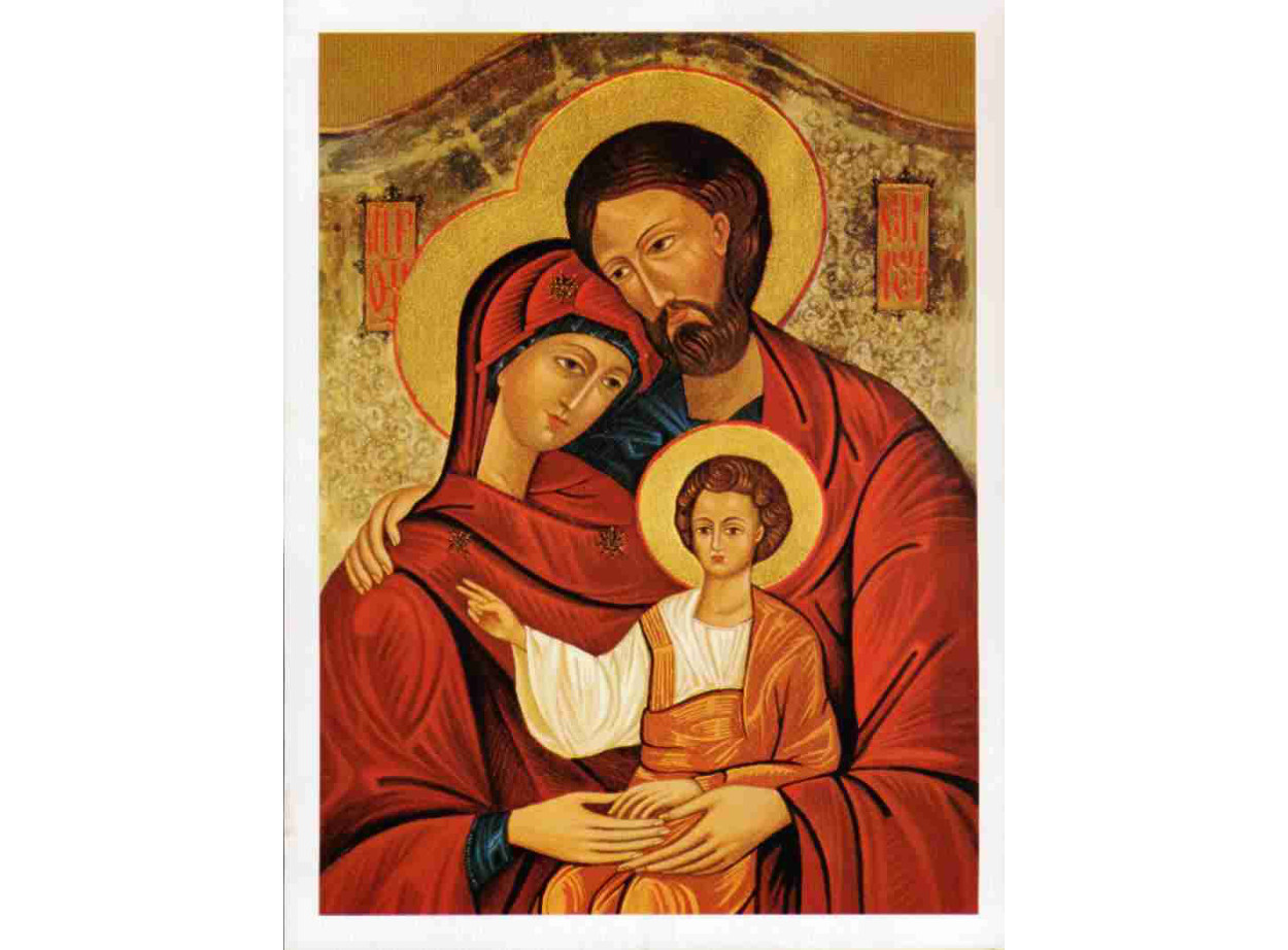 Jesús, María y José.