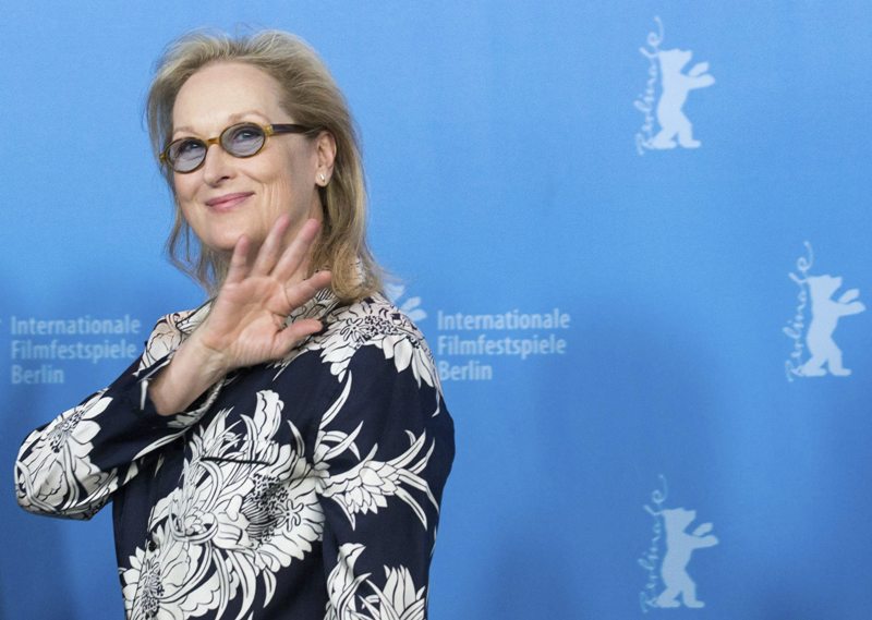 Meryl Streep a su llegada al festival de cine. 