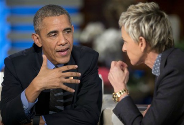Barack Obama habló con Ellen DeGeneres del amor por su esposa y lo difícil que será cuando su hija mayor vaya a la universidad.