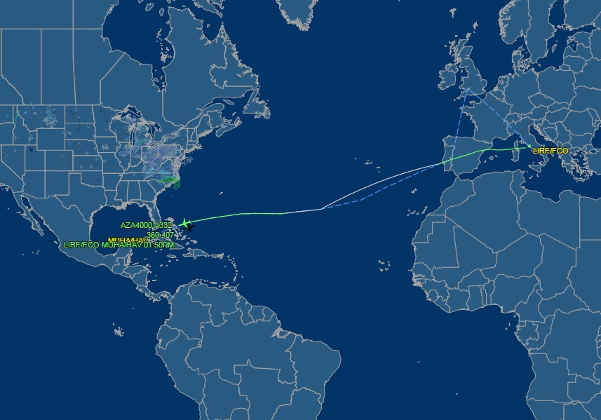 El Papa llegará a La Habana, Cuba, a las 13 horas con 50 minutos.