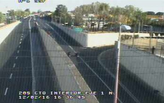 Se realiza corte en Eje 1 Norte entre Circuito Interior y Santos Dumont en ambos sentidos.