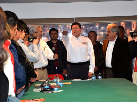 Rinde protesta como presidente del Comité Directivo Estatal del PRI en Zacatecas, Adolfo Bonilla Gómez.