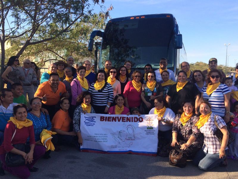 El grupo de la Diócesis de Tampico que partió hacia Chiapas.