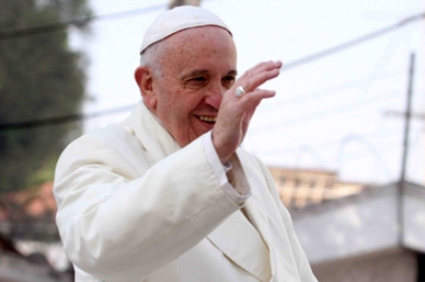 El Papa dejó el predio conocido como "El Caracol" rumbo al Seminario Diocesano de Ecatepec.