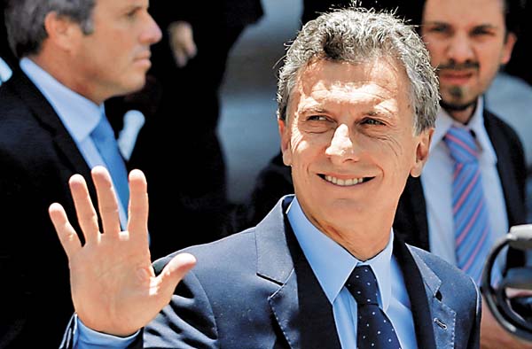 El presidente Mauricio Macri. 