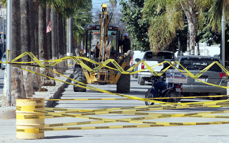 Obras del Paseo Morelos de Torreón. 