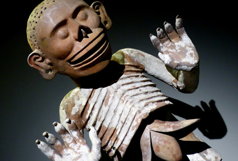 Escultura del dios del inframundo, Mictlantecuhtli.